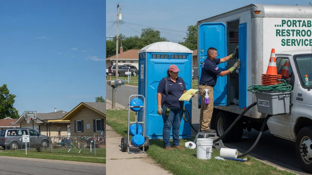 Portable Toilet Rental in Gays, IL near me